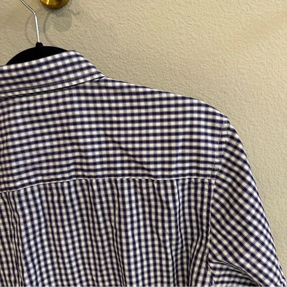 Antigua | M | LSU tigers short sleeve button up dress shirt size medium LSU top - Picture 4 of 7